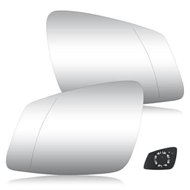 Imagem de Espelho retrovisor aquecido esquerdo e direito para BMW 228i 328i 330i 335i 428i 428i 430i 435i 440i 535i 550i 640i i3 M2 M3 M4 M5 M6 X1, espelho retrovisor Vidro, OEM 51167285005 apenas para 2 pinos