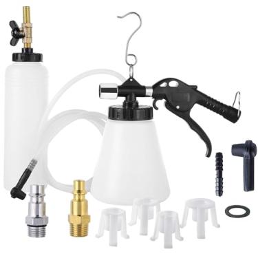 Imagem de DASBET Ferramenta de sangramento de fluido de freio pneumático com 4 adaptadores de cilindro mestre 90-120 PSI