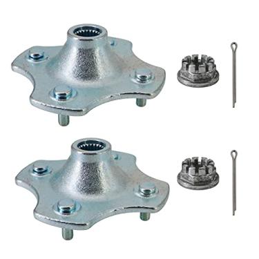 Imagem de Dokili Cubo de roda do eixo traseiro com porca para TRX420 FE TRX420FM Rancher 420 4X4 2007-2013 (2 peças)