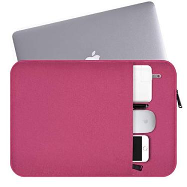 Imagem de Capa protetora para laptop de 15,6 polegadas à prova d'água compatível com MacBook Air, MacBook Pro, Acer ASUS Lenovo HP Toshiba Sony Samsung LG Dell MSI GL62M 15,6 polegadas Chromebook, Rose Red, 13 - 13.3 Inch