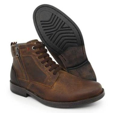 Imagem de Bota Coturno Masculina Urbana casual couro griffe 054-Masculino