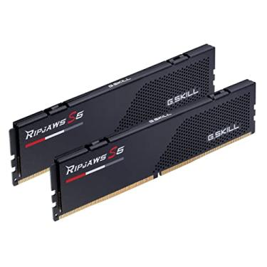 Imagem de 32GB G.Skill DDR5 Ripjaws S5 6000MHz CL36 Dual Channel Kit 2x 16GB Preto