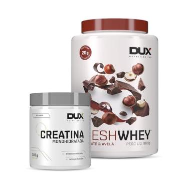 Imagem de FRESHWHEY 900G + CREATINA MONOHIDRATADA 300G SABOR CHOCOLATE E AVELÃ + CREATINA MONOHIDRATADA 300G