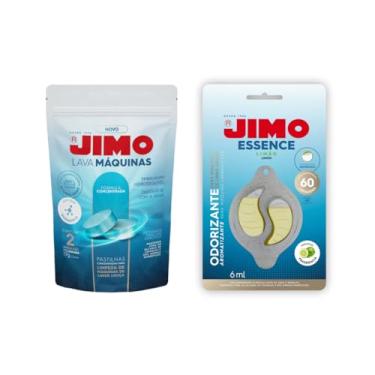 Imagem de KIT 1 Jimo Lava-Máquinas Nova Fórmula 2x17g + 1 Jimo Odorizante Essence Limão 6ml