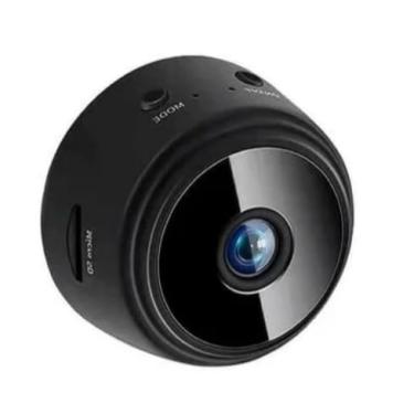 Imagem de Câmera De Segurança Espiã Sem Fio A9, Conexão Wi-Fi 1080p Até 2K, Visão Noturna, Monitoramento Em Tempo Real Direto Do Smartphone Ou Tablet