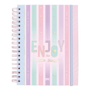 Imagem de DAC - Caderno Smart Colegial Com 80 folhas Reposicionáveis (90g) Enjoy - Fechamento em Elástico