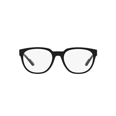 Imagem de Emporio Armani Óculos de sol masculinos redondos Ea3224, Preto fosco, lentes de demonstração