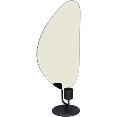 Imagem de CASTIÇAL DECORATIVO PORTA VELA HOME&CO METAL 31x15x8cm DOURADO