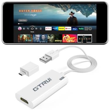 Imagem de GTRUI Car TV Mate, adaptador multimídia HDMI para carros com CarPlay com fio de fábrica OEM, compatível com Fire TV Stick/consoles de jogos/lançadores de tela/DVD/decodificadores, entrada HDMI para