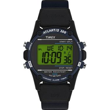 Imagem de Timex Relógio masculino Expedition Atlantis de 40 mm, Azul/preto, Moderno