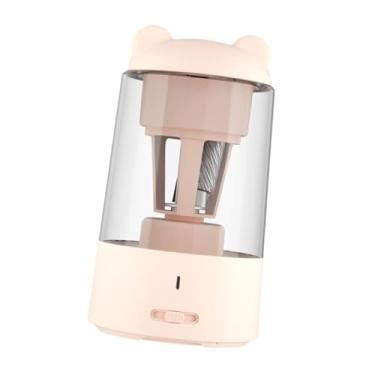 Imagem de Apontador de Lápis Elétrico Portátil Lâmina Helicoidal Alta Velocidade com Tampa Apontador Automático de Lápis para Lápis de Cor Professor, Damasco