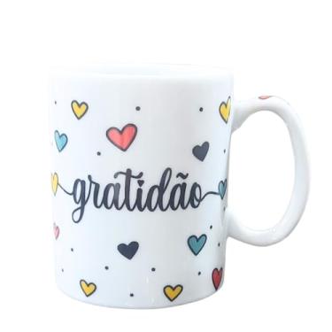 Imagem de Caneca 300ml - GRATIDÃO - Porcelana Decorada