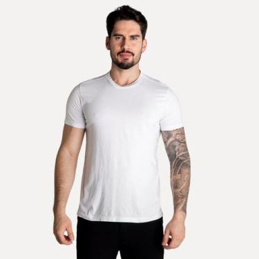 Imagem de Camiseta Ellus Cotton Fine Classic Branca