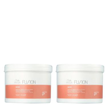 Imagem de Kit Wella Professionals Fusion Máscara De Reparação 500 Ml - 2 Unidades