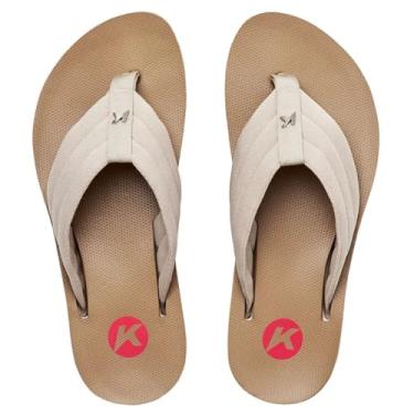 Imagem de Chinelo Kenner Kyra Pro Comfy Feminino Caqui 34