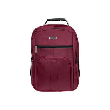 Imagem de Mochila Masculina Escolar Trabalho Notebook Reforçada  - Joy, Vermelho