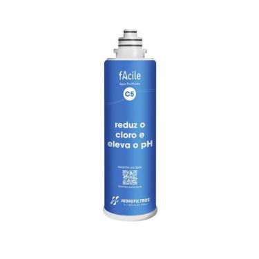 Imagem de Refil Filtro Alcalino Eleva o PH da Água Facile C5 - HIDROFILTROS