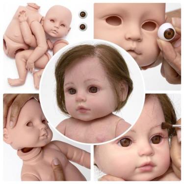 Imagem de Kit Para Arte Reborn Molde Valentina Com Corpinho Silicone - TOYS 2U