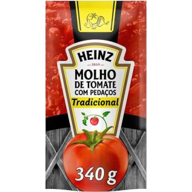 Imagem de Molho de Tomate com Pedaços Tradicional 300g Original Heinz