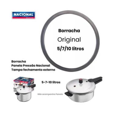 Imagem de Borracha Panela de Pressão Nacional 5LTS/7LTS e 10LTS  - A ORIGINAL