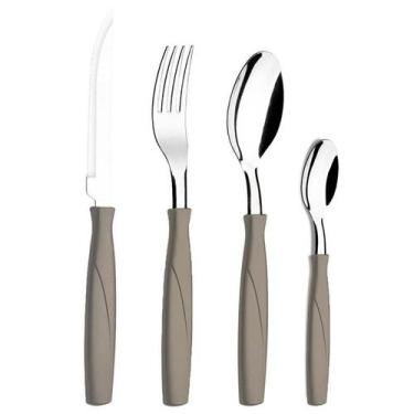 Imagem de Faqueiro 12 Peças Itaparica Warm Gray Brinox 6000345