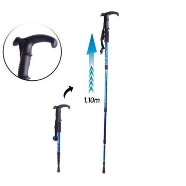 Imagem de Bengala De Aluminio Ajustavel 110Cm Multifuncional - Fu Xing