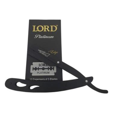 Imagem de Navalhete Navalha Profissional + 50 Lâminas - Kit Barbeiro - Mompil, A