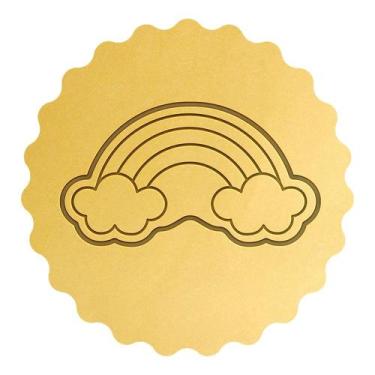 Imagem de Cortador Biscoito Nuvem Arco-Íris Jardim Encantado - DOCE IMPRESSO,  4