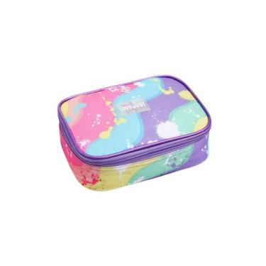 Imagem de Estojo Pompom Teen Color Love Just Roxo ES1544 - denlex