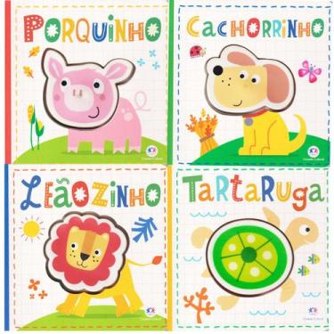 Imagem de Livro Infantil Cartonado Com Som Fofinho Bichinhos Kit Com 4 - Ciranda