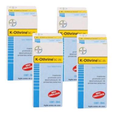 Imagem de Kit 4 Inseticida K-othrine Sc 25 30ml Contra Formiga Barata - Bayer
