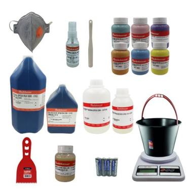 Imagem de Kit Fabricação de Mesas Resinadas com Pigmentos Candy Colors - Redelea