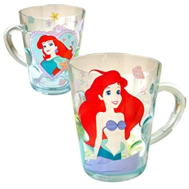 Imagem de Everyday Delights Copo plástico ABS durável Princess Ariel, verde, 250 ml