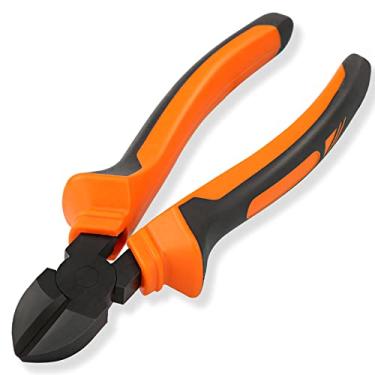 Imagem de Cortador de arame resistente BOENFU, alicate de corte lateral, 19 cm
