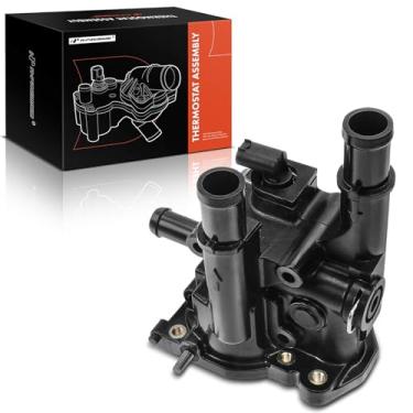 Imagem de A-Premium Conjunto de invólucro do termostato de arrefecimento do motor com junta compatível com Chevrolet Cruze 2011-2016 Cruze Limited 2016 Sonic 2012-2018 Trax 1.8L