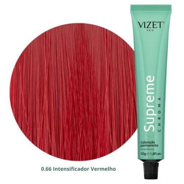 Imagem de Coloração Supreme Chroma 0.66 Intensificador Vermelho 50gr Vizet