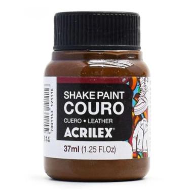 Imagem de Tinta para Couro Shake Paint Acrilex 37ml, 814 - CHOCOLATE
