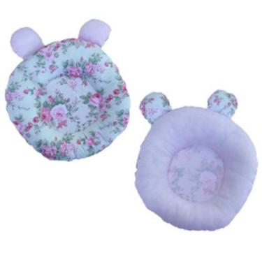 Imagem de Travesseiro Anatômico Para Bebê - Luck Baby, Floral Elizabeth