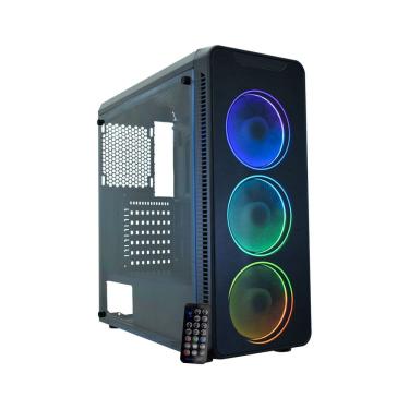 Imagem de Gabinete Gamer K-Mex A2g8 Infinity Streamer - Argb C/ Fans