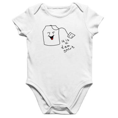 Imagem de Body Bebê Algodão Its A Tea Shirt - Foca na Moda, Branco, G
