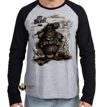 Imagem de Camiseta Manga Longa blusa Capitão Batcaverna Caverna   - Empório Dutr