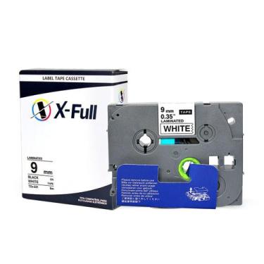 Imagem de Fita para Rotulador 9mm x 8m Branco/Preto Referência TZc-221 TZ-221 TZ