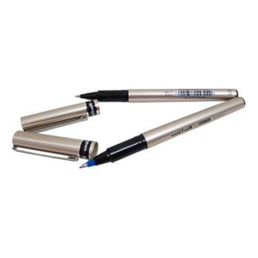 Imagem de Kit 6 Canetas UB-177 Fine Deluxe 3 Preta/Azul - 0.7mm Uni - Uni-Ball