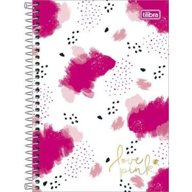 Imagem de Caderno 080 uni love pink 1m 304905 - Tilibra
