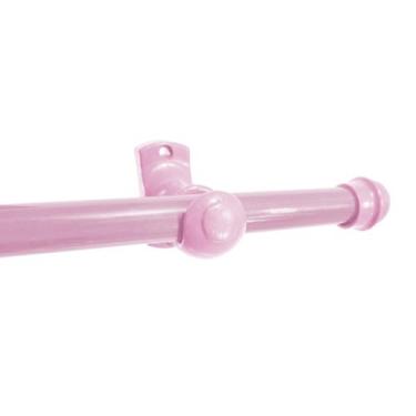 Imagem de Varão para Cortina 2 metros Kit 19mm Bastão Suporte Simples - ENTROU C
