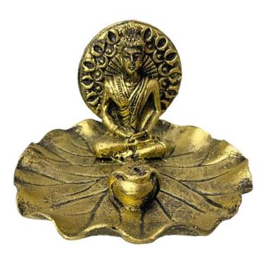 Imagem de Incensário em Resina Pratinho Buda Hindu Porta Incenso p/ incenso Pali