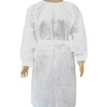 Imagem de Avental Descartável Manga Longa Gramatura Leve Pacote Com 10 unidades 