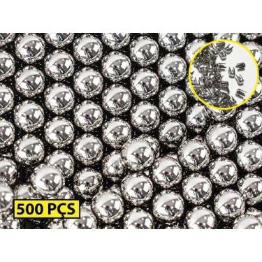 Imagem de 500 Perolas Prata 8mm + Rebites Artesanato Patchwork Costura - Importa