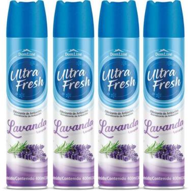 Imagem de Odorizador Ambiente Aerossol Lavanda - Kit c/4 unids de 400ml cada - D