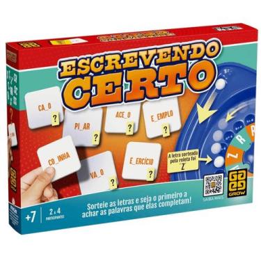 Imagem de Jogo Pedagógico Escrevendo Certo - Grow